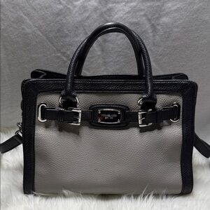 Michael Kors Black and Gray Satchel